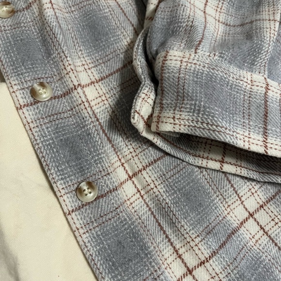 Plus Plaid Button-Up Shacket - Picture 2 of 3